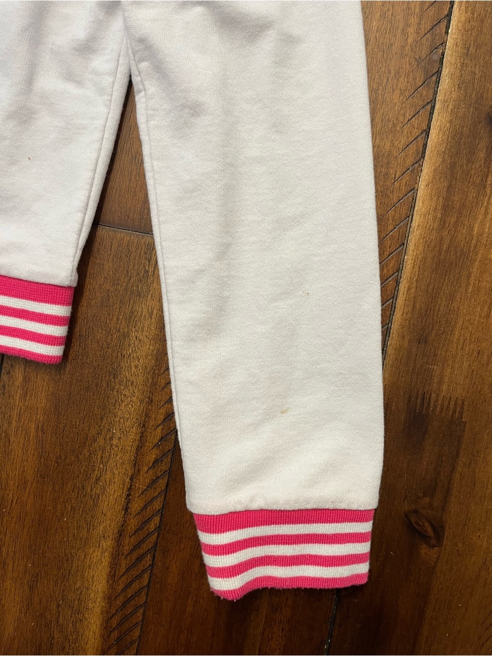 Barbie White Varsity Jacket with Pink Trim and Black Lettering - Picture 10 of 12